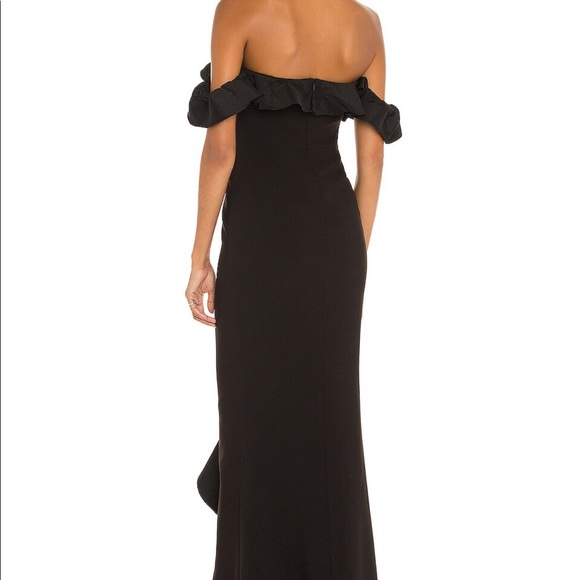 Likely, Miller Gown (Black, Size 4) - Picture 5 of 14